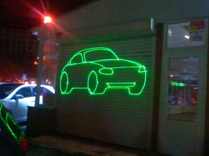 Лазеры для рекламы